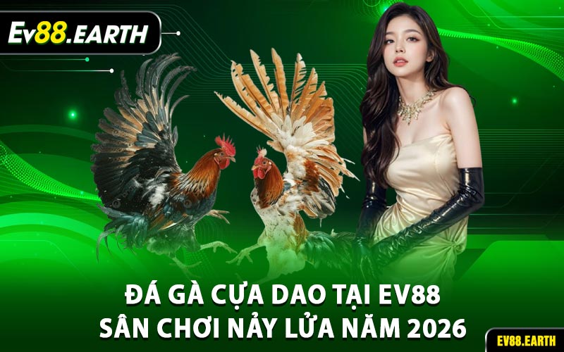 Đá Gà Cựa Dao Tại EV88 - Sân Chơi Nảy Lửa Năm 2026